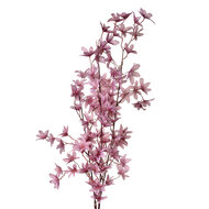 Clayre & Eef | Decoratie tak met bloemen Paars 15x7x112 cm | 5PL0136PA