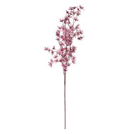 Clayre & Eef | Decoratie tak met bloemen Paars 15x7x112 cm | 5PL0136PA