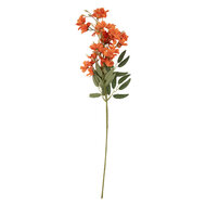 Clayre & Eef | Decoratie tak met bloemen Oranje Groen 10x10x72 cm | 5PL0191O