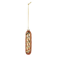 Clayre &amp; Eef | Kersthanger Bruin Goudkleurig 4x3x15 cm | 6GL5233