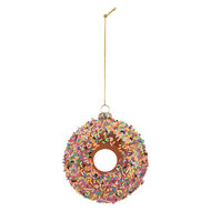 Clayre &amp; Eef | Kersthanger Bruin Roze &oslash; 10x4 cm | 6GL5254