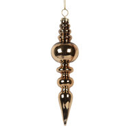 Clayre &amp; Eef | Kerstbal Goudkleurig &oslash; 4x16 cm | 6GL5270