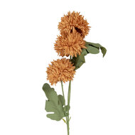Clayre & Eef | Decoratie tak met bloemen Oranje Groen 10x8x64 cm | 6PL0397O
