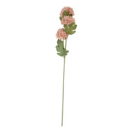 Clayre & Eef | Decoratie tak met bloemen Roze Groen 10x8x64 cm | 6PL0397P