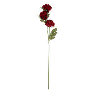 Clayre & Eef | Decoratie tak met bloemen Rood Groen 10x8x64 cm | 6PL0397R