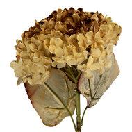 Clayre & Eef | Decoratie tak met bloemen Beige Groen 15x15x47 cm | 6PL0404CR