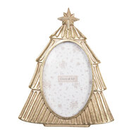 Clayre &amp; Eef | Fotolijst Goudkleurig 19x2x23 cm / 10x15 cm | 2F1277