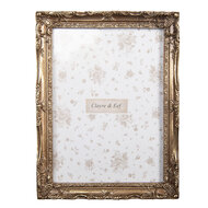 Clayre &amp; Eef | Fotolijst Goudkleurig 16x2x21 cm / 13x18 cm | 2F1287
