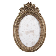 Clayre &amp; Eef | Fotolijst Goudkleurig 15x3x22 cm / 10x15 cm | 2F1289