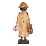 Clayre &amp; Eef | Decoratie Kind Bruin Beige 14x9x27 cm | 6PR5555