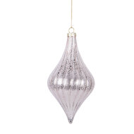 Clayre &amp; Eef | Kerstbal Roze &oslash; 8x15 cm | 6GL5146