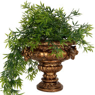 Clayre &amp; Eef | Decoratie Bloempot Binnen Goudkleurig 26x22x21 cm | 6PR5582