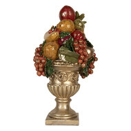 Clayre &amp; Eef | Decoratie Fruitschaal Goudkleurig 25x24x44 cm | 6PR5585
