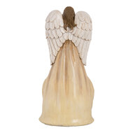 Clayre &amp; Eef | Kerstdecoratie Kerstgroep Beige Goudkleurig 15x12x30 cm | 6PR5647