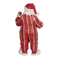 Clayre &amp; Eef | Kerstdecoratie Kerstman Rood Wit 18x11x31 cm | 6PR5760