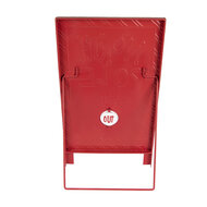 Clayre &amp; Eef | Tekstbord Wit Rood 29x16x51 cm | 6Y5801