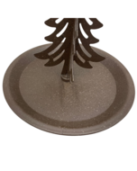 Decoratie plateau etagère kerst bruin op voet metaal 34 x 31 cm | 813091 | Home Sweet Home | Stoer & Sober Woonstijl
