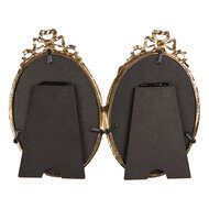 Clayre &amp; Eef | Fotolijst Goudkleurig 21x2x16 cm / 9x13 cm (2) | 2F1290