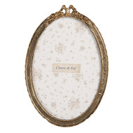 Clayre &amp; Eef | Fotolijst Goudkleurig 10x1x14 cm / 9x13 cm | 2F1291