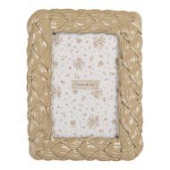 Clayre & Eef | Fotolijst Beige 16x2x21 cm / 10x15 cm | 2F1380