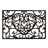Clayre & Eef | Deurmat Buiten Bruin 59x39x2 cm | 5Y1290