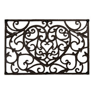 Clayre & Eef | Deurmat Buiten Bruin 59x39x2 cm | 5Y1290