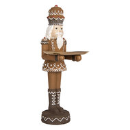 Clayre & Eef | Kerstdecoratie Notenkraker Bruin 18x15x40 cm | 6PR5400