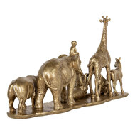 Clayre &amp; Eef | Decoratie Dieren Goudkleurig 52x14x30 cm | 6PR5633