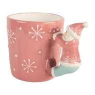 Clayre & Eef | Mok Roze 15x10x11 cm / 400 ml | 6CEMU0200P