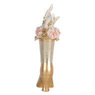 Clayre &amp; Eef | Decoratie Schoen Goudkleurig 14x7x22 cm | 6PR5638