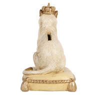 Clayre & Eef | Spaarpot Kat Beige 13x13x20 cm | 6PR5644