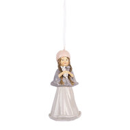 Clayre & Eef | Decoratie hanger Kind Beige Grijs 5x5x11 cm | 6PR5653