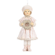 Clayre &amp; Eef | Decoratie hanger Kind Roze 5x4x11 cm | 6PR5658