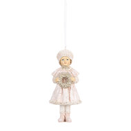 Clayre &amp; Eef | Decoratie hanger Kind Roze 5x4x11 cm | 6PR5658