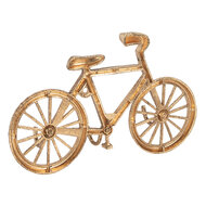 Clayre &amp; Eef | Wandkapstok 3 haken Goudkleurig 19x4x12 cm | 6Y5892