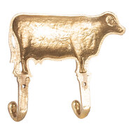 Clayre & Eef | Wandhaak Goudkleurig 17x4x15 cm | 6Y5895