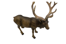 Decoratiebeeld Hert Staand – Rendier Bruin Polystone – 36 x 40 cm – Home Sweet Home