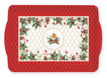 Dekoratief | Dienblad 'Christmas Berries', pvc, 33x22cm | A246022