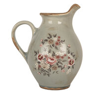 Clayre &amp; Eef | Decoratieve Schenkkan Grijs 21x16x24 cm | 6CE2234M