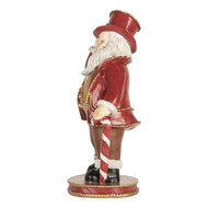 Clayre &amp; Eef | Kerstdecoratie Kerstman Rood Wit 12x9x21 cm | 6PR5755
