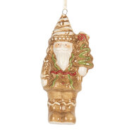 Clayre &amp; Eef | Decoratie Hanger Notenkraker Bruin Wit 6x4x11 cm | 6CE2352