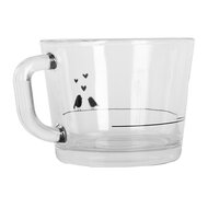 Clayre & Eef | Theeglas Transparant 13x10x9 cm / 350 ml | LBSGL0012
