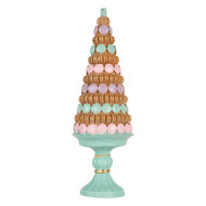 Clayre & Eef | Kerstdecoratie Kerstboom Groen Bruin ø 13x40 cm | 6PR5861