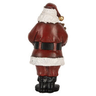 Clayre &amp; Eef | Kerstdecoratie Kerstman met taart Rood Wit 10x10x21 cm | 6PR5862