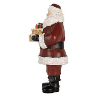 Clayre &amp; Eef | Kerstdecoratie Kerstman met taart Rood Wit 10x10x21 cm | 6PR5862