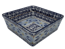 Ovenschaal keramisch vierkant Old World BLue 20 x 20 cm 1,5 liter | OWB-VK20 | Lavandoux