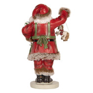 Clayre & Eef | Kerstdecoratie Kerstman Groen Rood 13x9x23 cm | 6PR5748