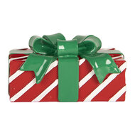 Clayre &amp; Eef | Kandelaar Rood Groen 13x9x7 cm | 6PR5772