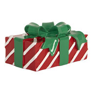 Clayre &amp; Eef | Kandelaar Rood Groen 13x9x7 cm | 6PR5772