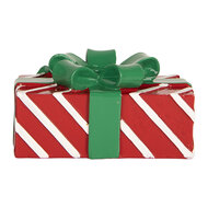 Clayre &amp; Eef | Kandelaar Rood Groen 13x9x7 cm | 6PR5772